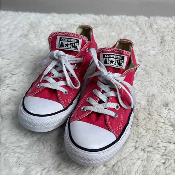 Converse Shoes - Converse Pink Low Top Sneakers